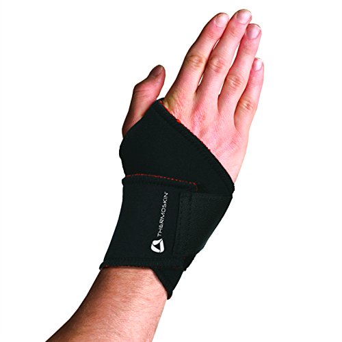 Thermoskin Thermal Universal Wrist Wrap, Black, X-Small, 5 Ounce