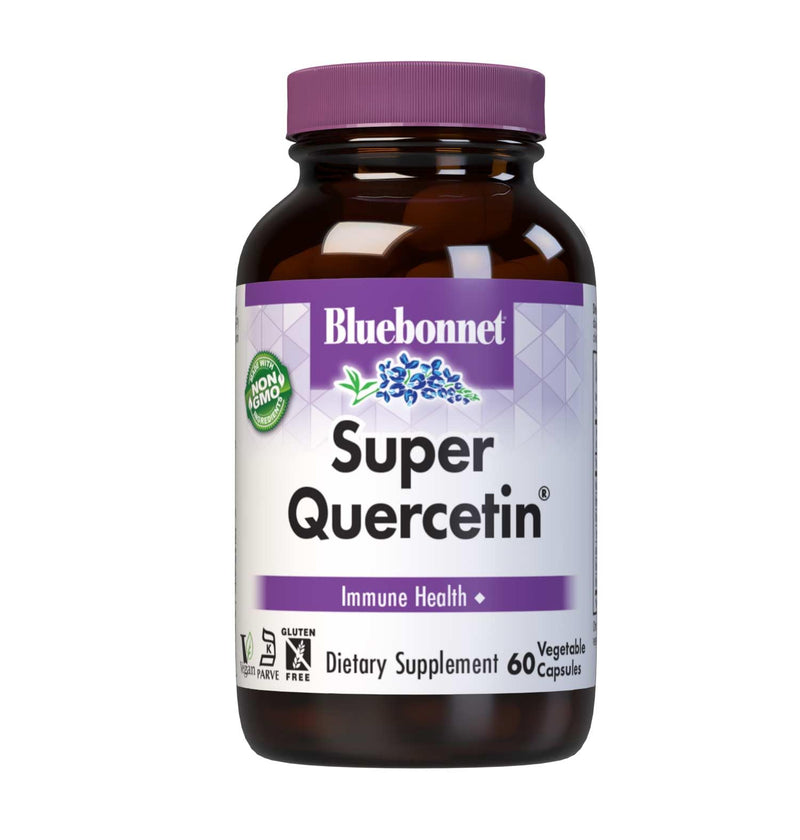 Bluebonnet Nutrition Super Quercetin Vegetable Capsules, Vitamin C Formula, Best for Seasonal & Immune Support, Non GMO, Gluten Free, Soy Free, Milk Free, Kosher, 60 Vegetable Capsules | Immune Health; Non-GMO, Vegan, Kosher Certified, Gluten-Free, Soy...