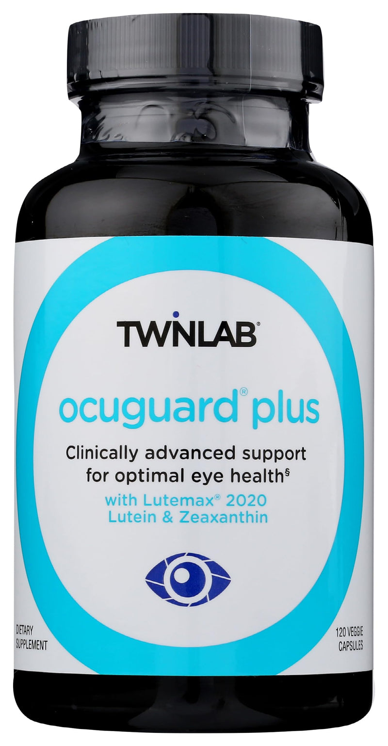 Twinlab Ocuguard Plus - Eye Supplement with Zinc, Vitamin A, C & D - 120 Veggie Capsules 120 Count (Pack of 1)