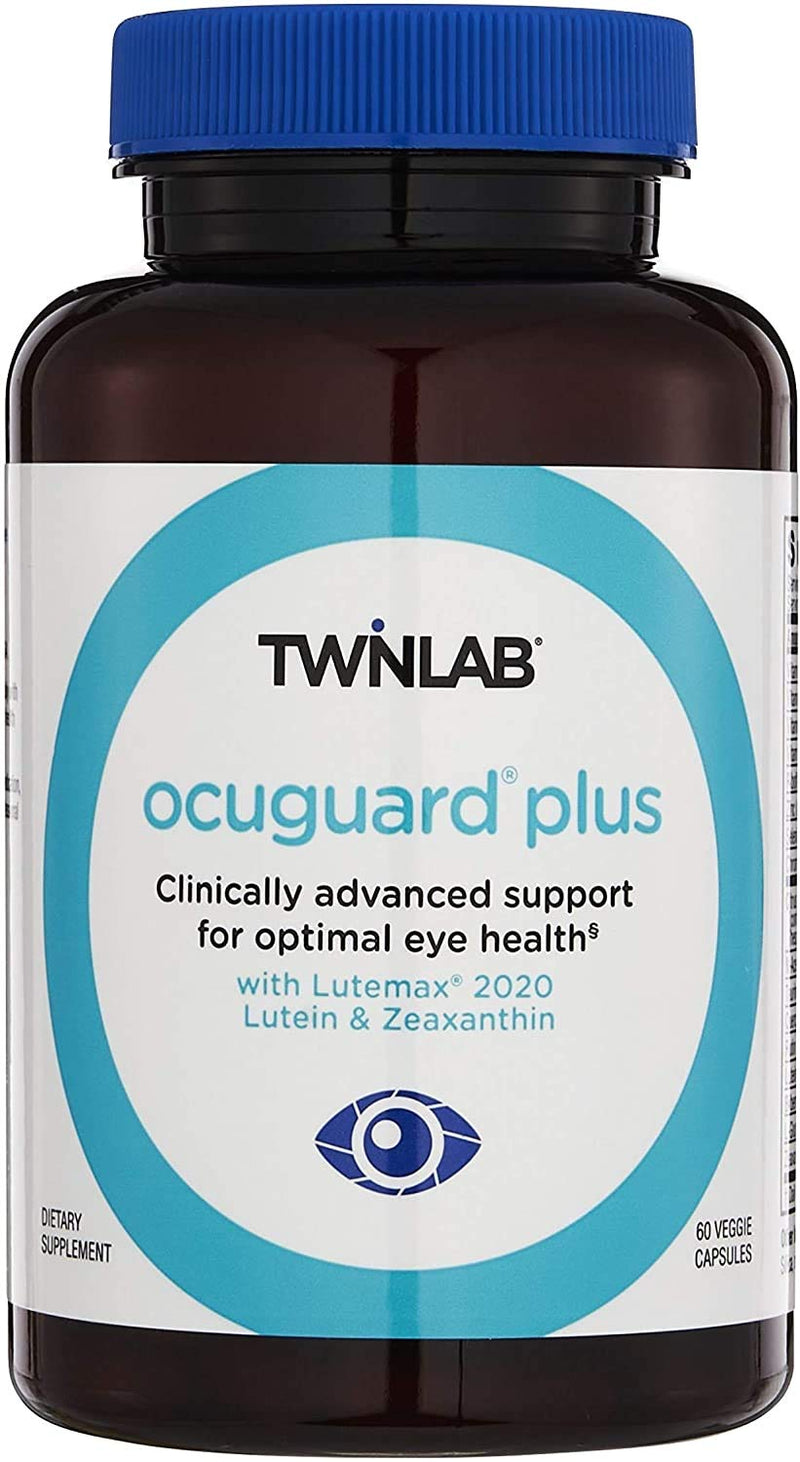 Twinlab Ocuguard Plus - Eye Supplement with Zinc, Vitamin A, C & D - 60 Veggie Capsules 60 Count (Pack of 1)