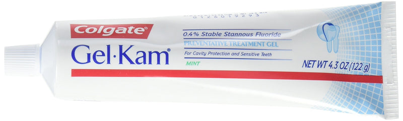 Colgate, PPAX1176035, Gel-Kam Fluoride Preventive Treatment, Gel Mint Flavor, 4.30 Ounce Tube, 1 Pack 1 Fl Oz (Pack of 1)