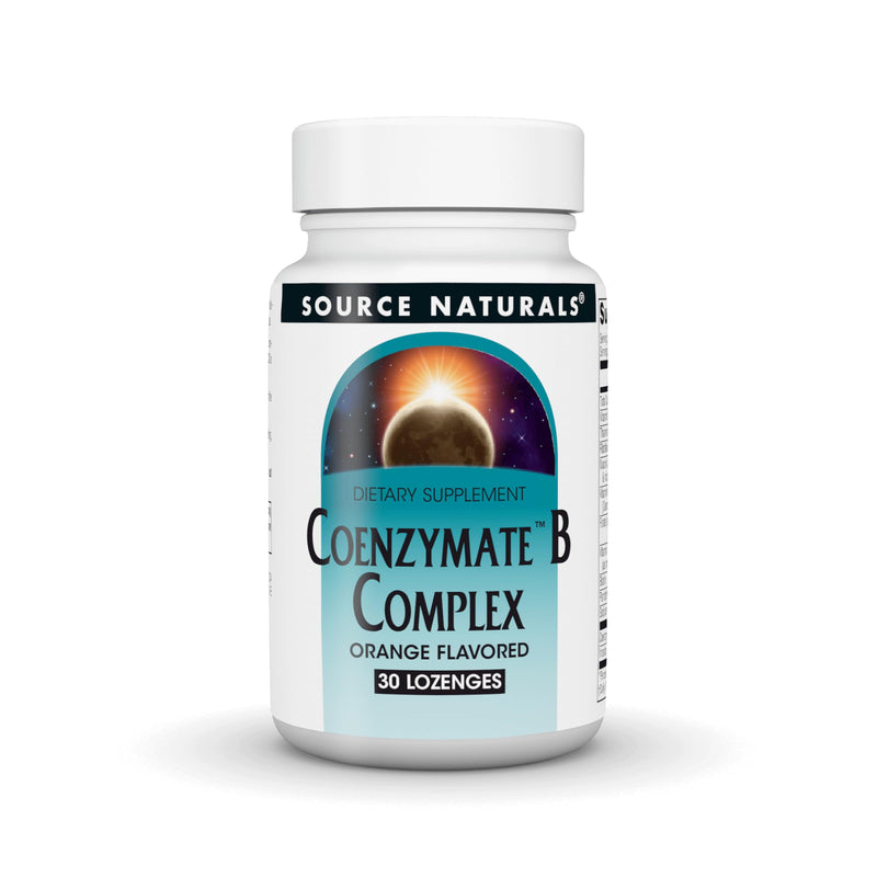 Source Naturals Coenzymate B Complex, 30 Orange Flavored Lozenges 30 Count (Pack of 1)