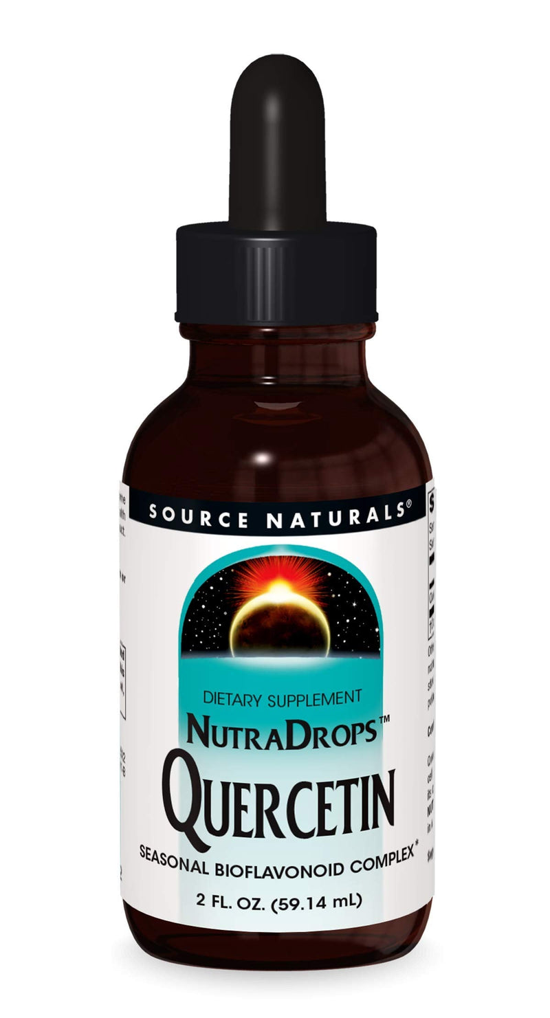 Source Naturals Quercetin NutraDrops, Bioflavonoid Complex - 2 Fluid oz. | Seasonal Allergy Support | Easily Absorbed | Contains Soy*