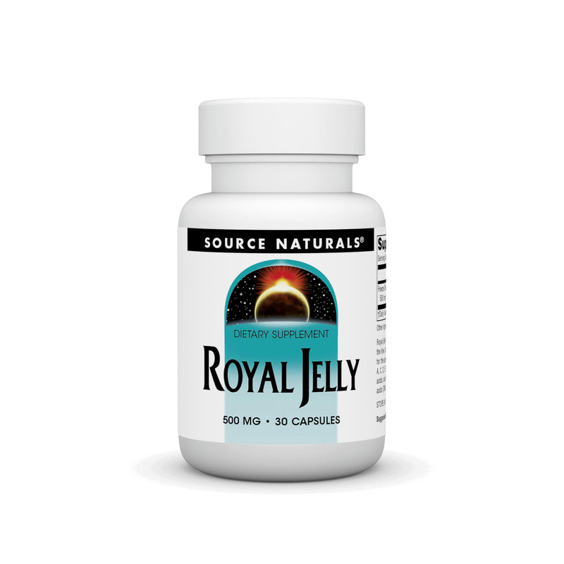 Source Naturals Royal Jelly - 500mg - 30 Capsules 30 Count (Pack of 1)