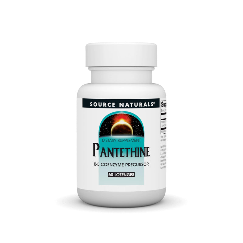 Source Naturals Pantethine B-5 Coenzyme Precursor, 25 mg - 60 Lozenges 1 60 Count (Pack of 1)