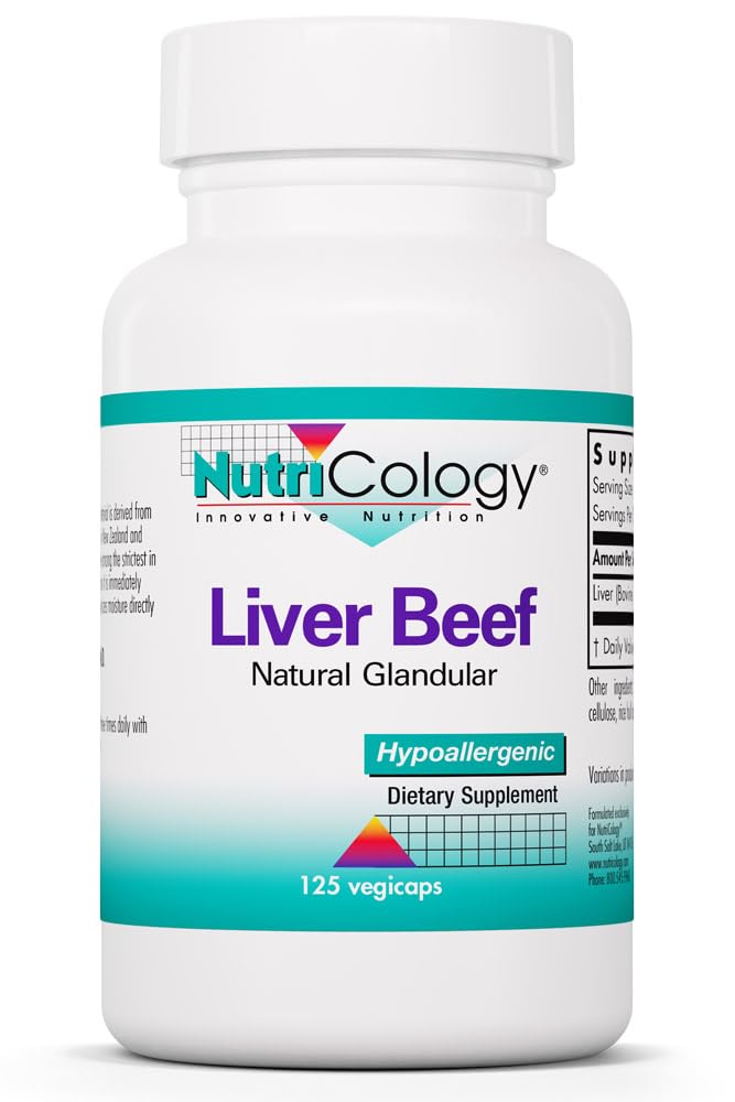 Allergy Research Group NutriCology Lumbrokinase - Delayed Release Enzyme Complex - Supports Circulatory & Blood Circulation - Hypoallergenic - 15 Servings - 30 Capsules beef 125 Count (Pack of 1)