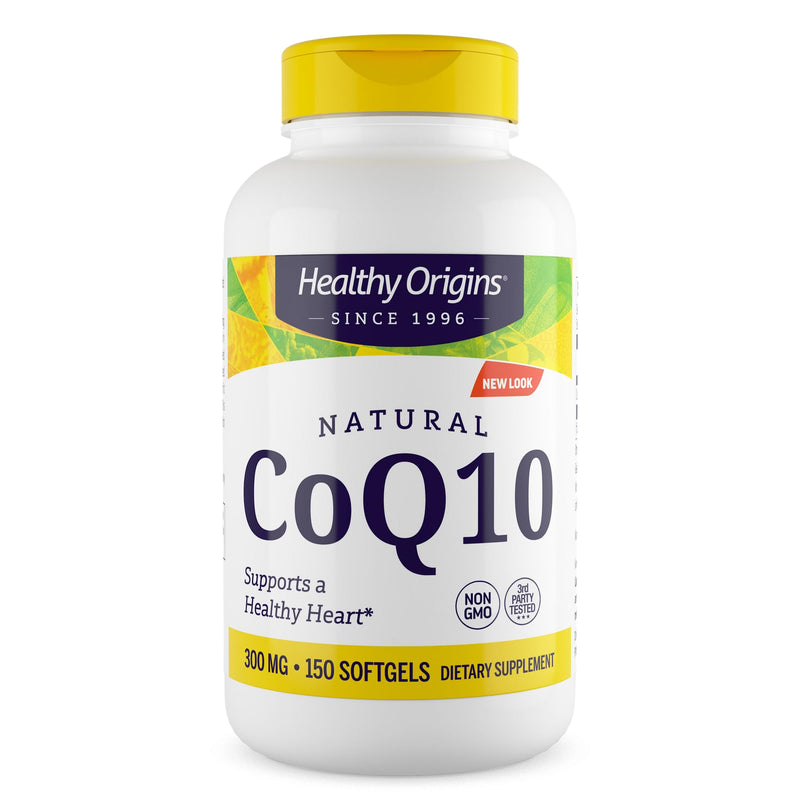 Healthy Origins CoQ10 100 mg, Kaneka Q10, 300 Softgels Unflavored 150 Count (Pack of 1)