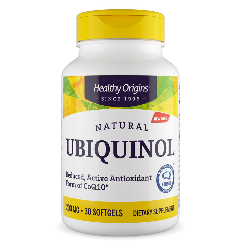 Healthy Origins Ubiquinol CoQ10 200 mg, Non-GMO, 30 Softgels 30 Count (Pack of 1)