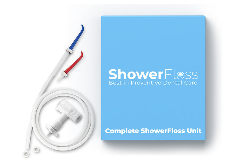Water Dental Flosser - Convenient for Teeth, Attaches to Your Shower Head - Easy Installation, Adjustable Temperature & Pressure - Dentist Recommended - BeesActive Australia