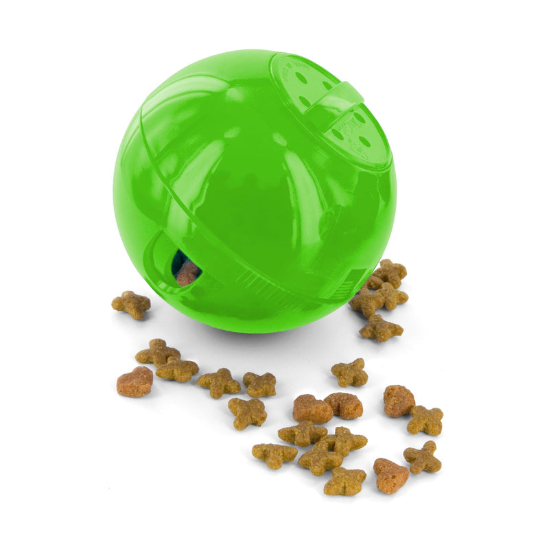 PetSafe Slimcat Feeder Ball - Interactive Game for Your Cat - Fill with Food and Treats - Green - BeesActive Australia