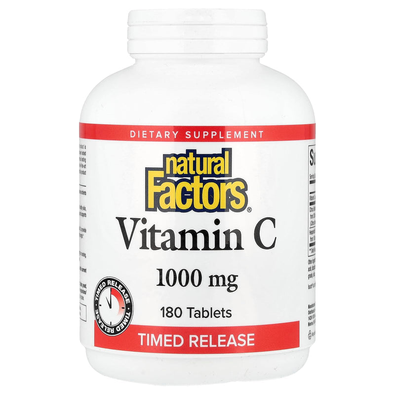 Natural Factors, Vitamin C 1000 mg, Time Release Antioxidant Support for Immune and Bone Health