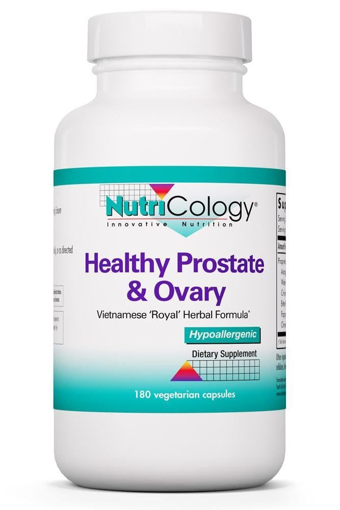 NutriCology Healthy Prostate and Ovary Herbal Blend, 180 Count | Crinum Latifolium Herbal Blend for Hormone Support in Men and Women, Hypoallergenic, 60 Servings