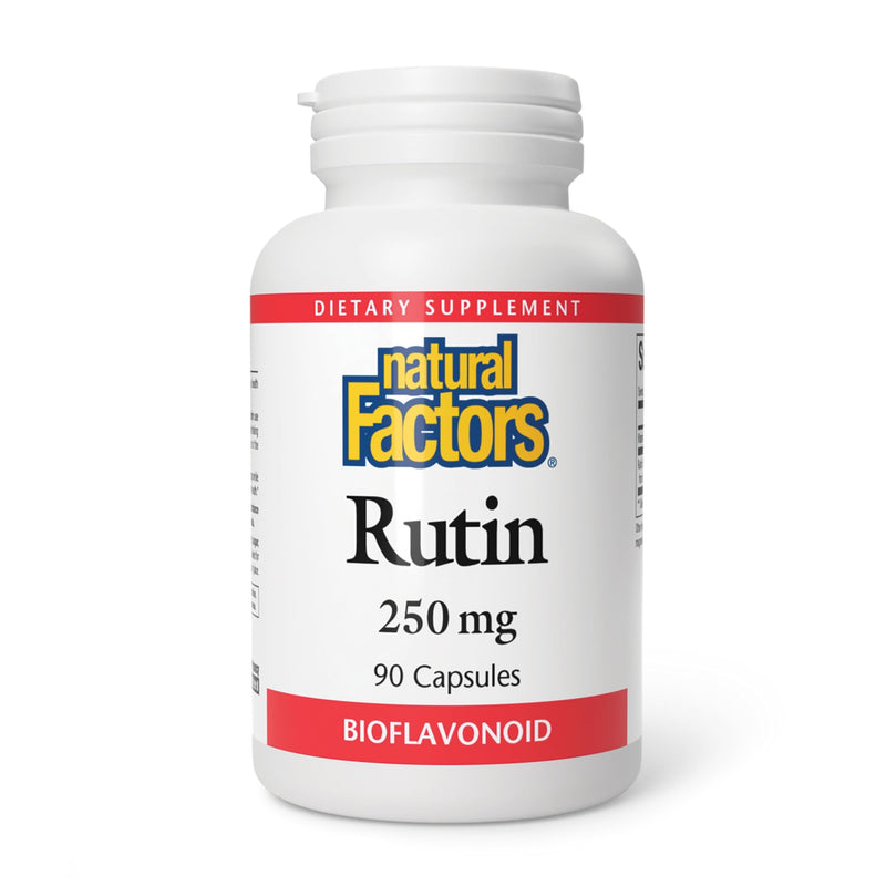 Natural Factors - Rutin 250mg, A Citrus Bioflavinoid, 90 Capsules