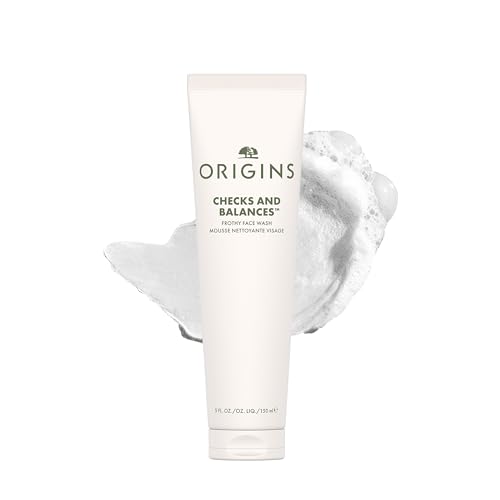 Origins Checks and Balances Frothy Face Wash & Gentle Face Wash for Men and Women | Foaming Facial Cleanser 5 Fl Oz (Pack of 1)