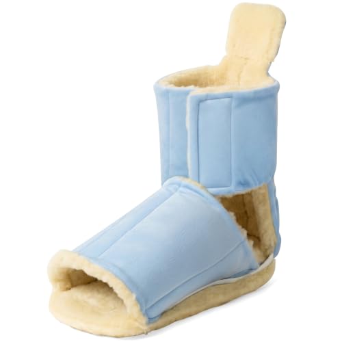 Skil-Care Foot Drop Boot, Medium, 4" x 11", Synthetic Sheepskin Boot Liner