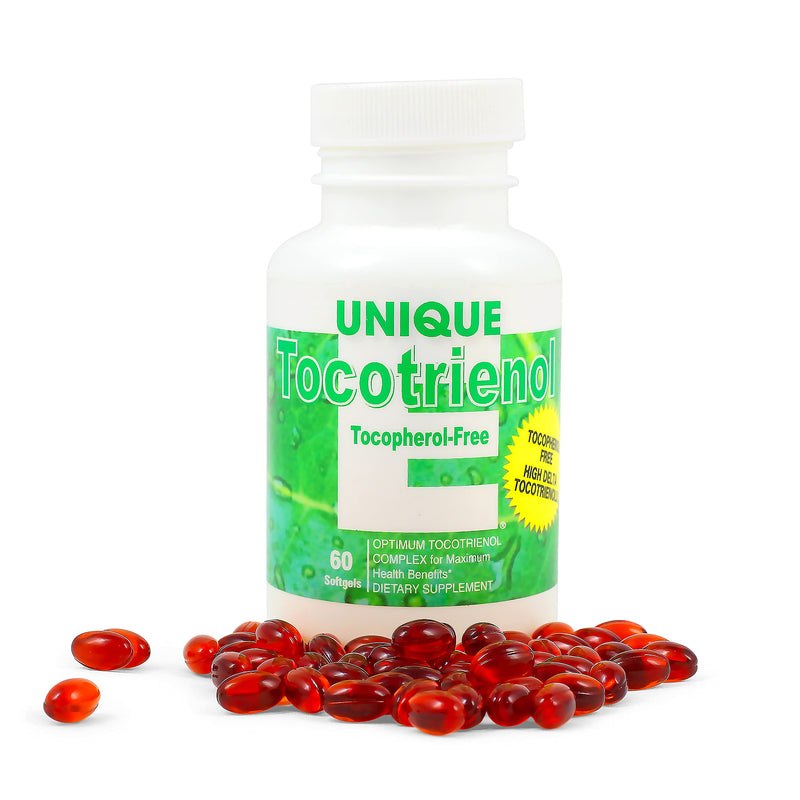 UNIQUE E A.C. Grace Company, Tocotrienols - Tocopherol Free Softgels, 60 Count - BeesActive Australia