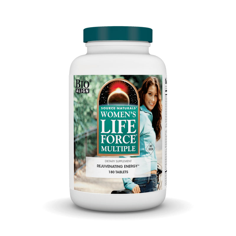 Source Naturals Wonmen's Life Force Mutiple, Dietary Supplement Rejuvenating Enegry* - 180 Tablets 180 Count (Pack of 1)