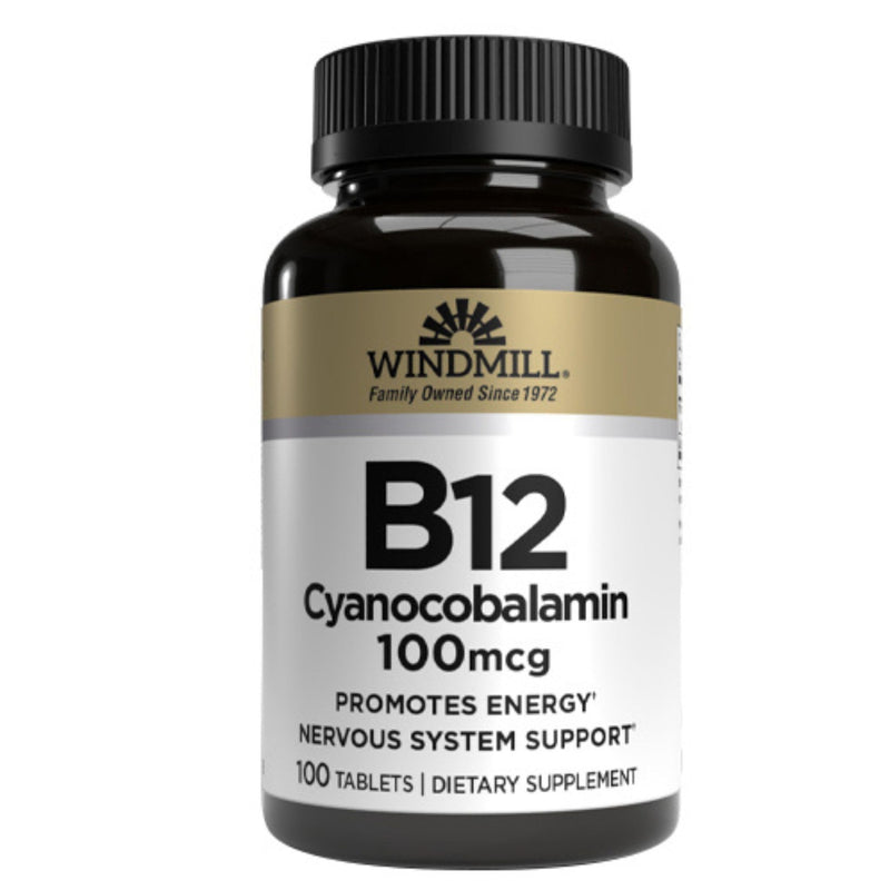 Vitamin B-12 TABS 100 Mcg WMILL Size: 100