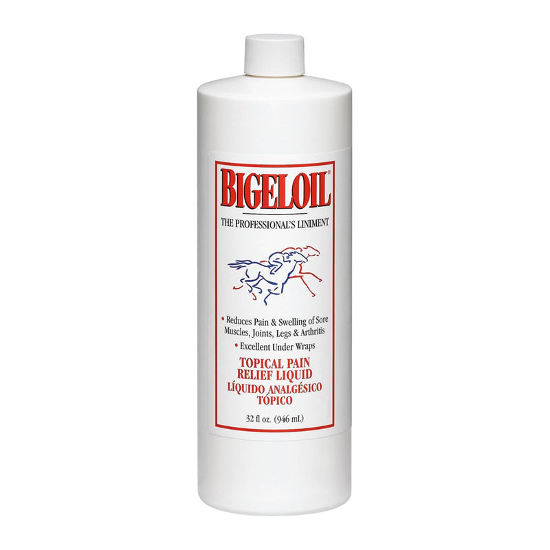 Absorbine Bigeloil Liquid Liniment, Invigorating Topical Rub for Sore Muscles, Joints & Arthritis Pain, 32oz Bottle 32 oz - PawsPlanet Australia