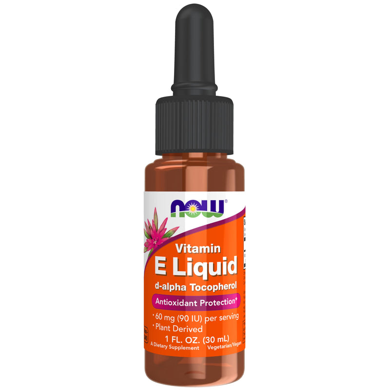 NOW Supplements, Natural Vitamin E Liquid (D-Alpha Tocopherol), Antioxidant Protection*, 1-Ounce 1 Fl Oz (Pack of 1)