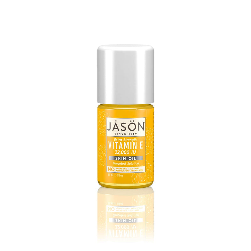 JASON Vitamin E 32,000 IU Extra Strength Skin Oil, Targeted Solution, 1.1 Ounce Bottle (Pack of 2) 1 Fl Oz (Pack of 2)