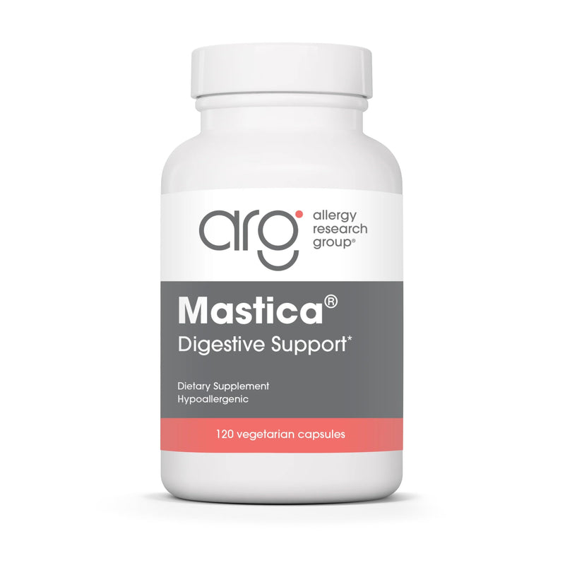 ARG Mastica Chios Mastic Gum Resin Digestive, 120 Capsules | 1000 mg Chios Mastic Gum Resin per Serving for Digestive Comfort, Vegetarian and Hypoallergenic Formula