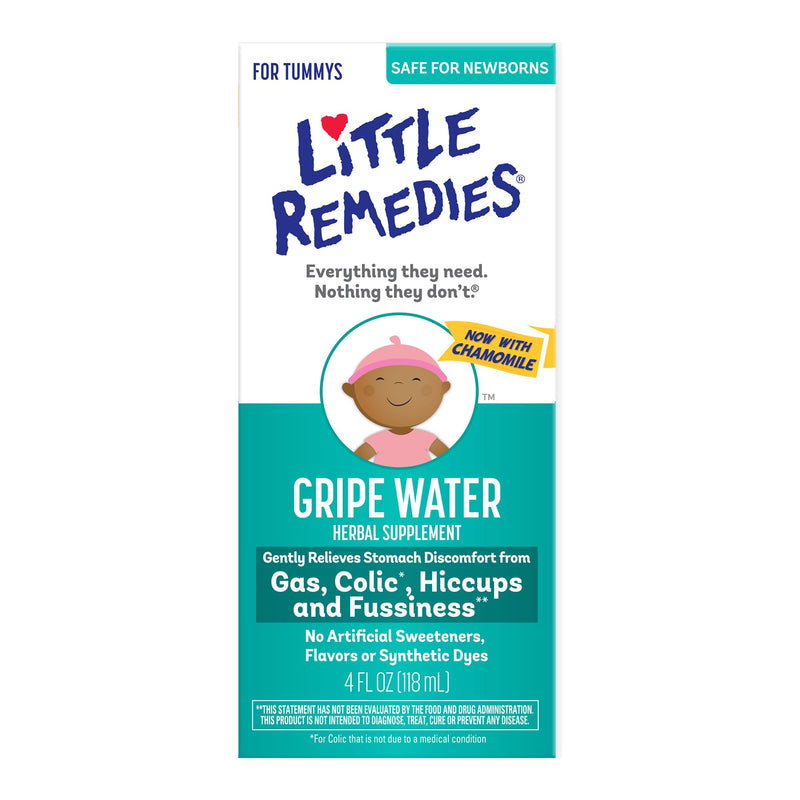 Little Remedies Gripe Water-No Alcohol, Sodium Bicarbonate, Artificial Color & Gluten Free-Safe for Newborns, 4 Fl. Oz (Pack of 1) 4 Fl Oz (Pack of 1) - BeesActive Australia