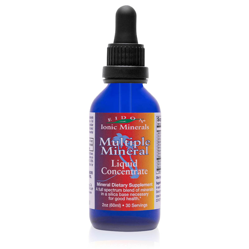 Eidon Ionic Minerals - Multiple Minerals Supplement, for Men & Women - 2 oz | Trace Mineral Drops for Water, Zinc, Potassium, Chromium, & Magnesium, Natural Liquid Vitamins, Sugar Free & Bioavailable 2 Fl Oz (Pack of 1)