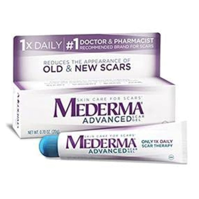 Mederma Advanced Scar Gel - 1x Daily: Use less, save more - Reduces the Appearance of Old & New Scars - #1 Doctor & Pharmacist Recommended Brand for Scars - 0.7 ounce, 0.7 Ounce - BeesActive Australia