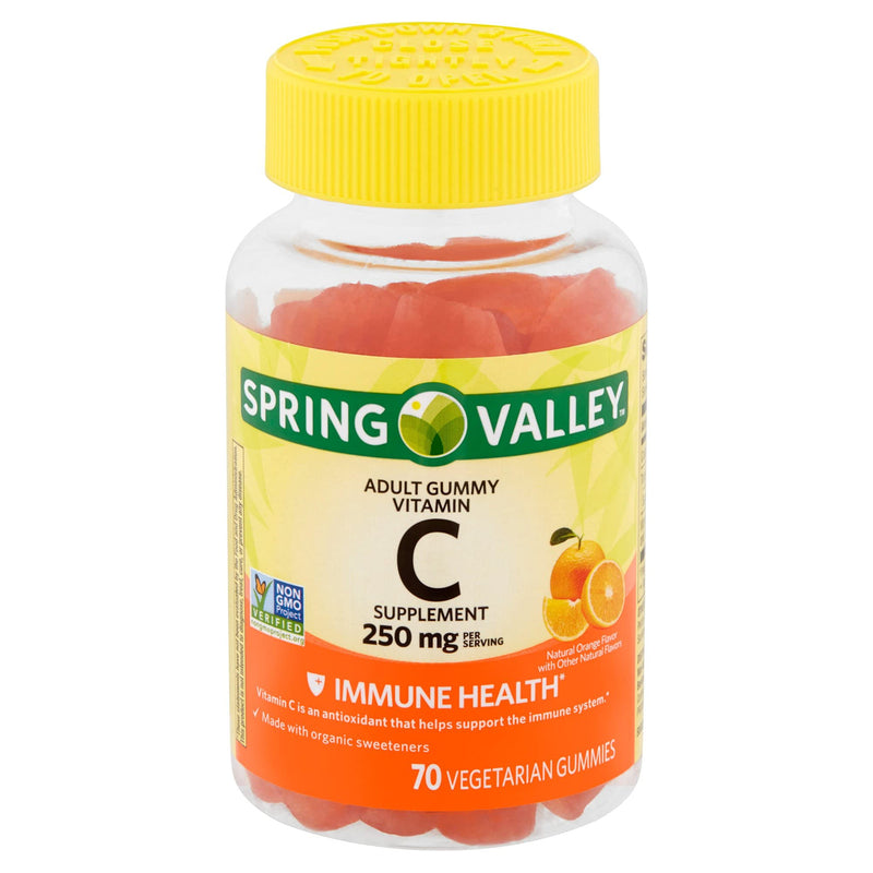Spring Valley - Gummie Vitamin C 240 mg, 70 Orange Gummies 1