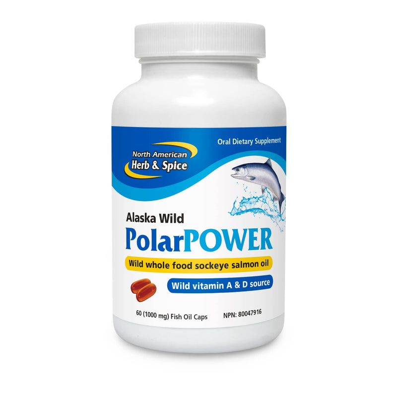North American Herb and Spice, Polar Power Gel-Capsules, 60-Fish Oil Caps.