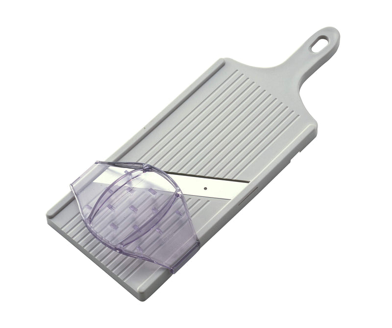 Suncraft BS-271 Cabbage Slicer, Julienne Thickness: 0.04 inch (1 mm), Fluffy Shop Finish, Wide, 5.5 inches (14 cm), Wide, Includes Safety Holder, Made in Japan, White - BeesActive Australia