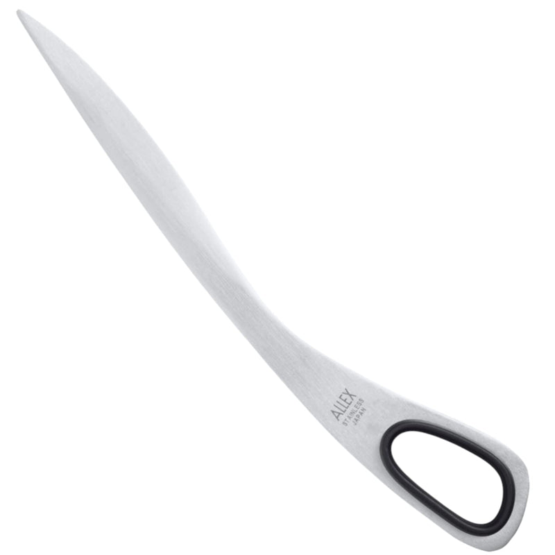 ALLEX Letter Opener 6.7" Sword Envelope Opener Knife, Japanese Stainless Steel Blade, Mail Opener Paper Knife Tool All Metal, Black, Made in JAPAN Silver + Black - BeesActive Australia