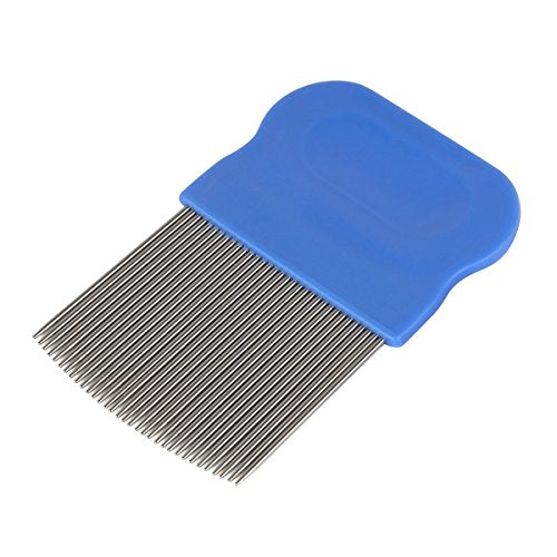 Ezy Dose Kids Lice Comb, Head Lice & Nit Removal, Safe for All Hair, Blue Long Pin Teeth