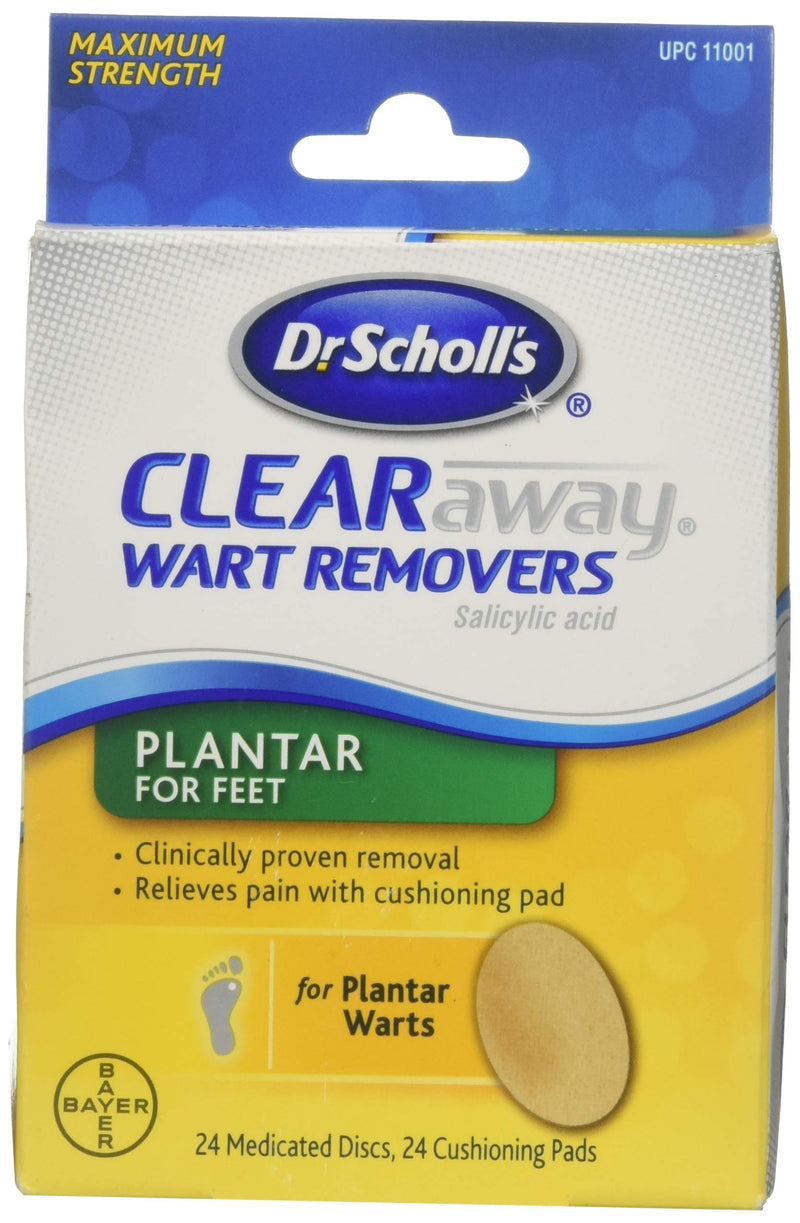 Dr. Scholl's Clear Away Wart Remover Plantar 24 ea - BeesActive Australia
