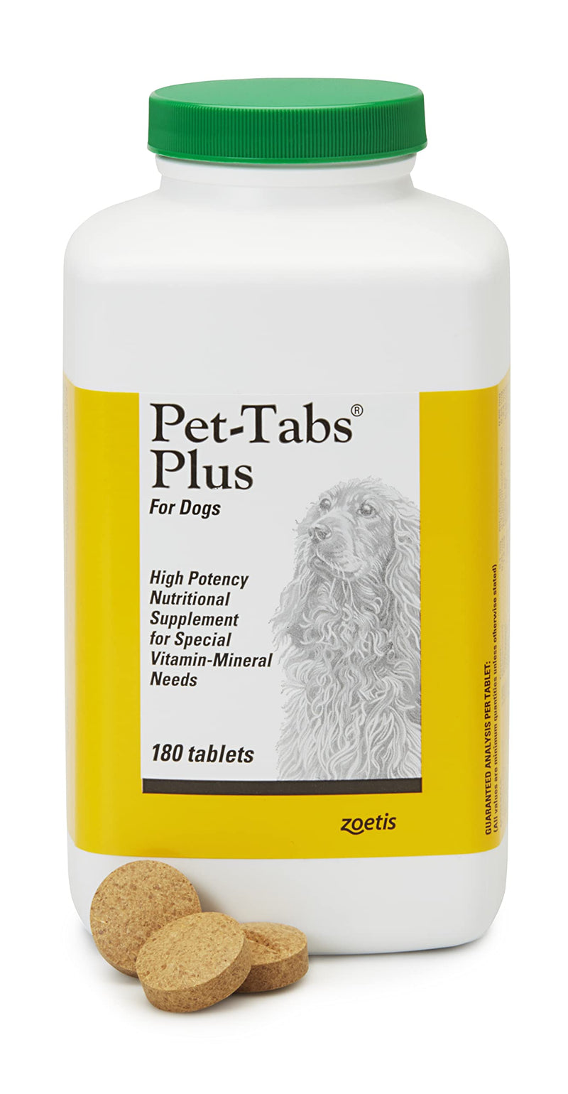 Zoetis Pet Tabs Plus 180CT,Brown,10000276 180 count
