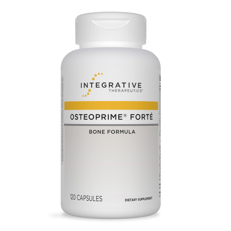 Integrative Therapeutics Osteoprime Forte - Calcium Supplement for Bone Health Support* - Nutritional Supplement for Musculoskeletal Support* - Dairy-Free & Gluten-Free - 120 Capsules (30 Servings) Standard Packaging