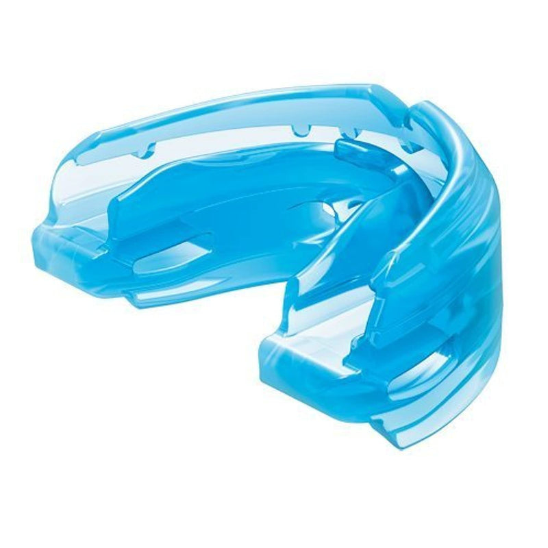 Shock Doctor Double Braces Mouth Guard, Full Protection, Instant Fit, Adult & Youth Sizes Blue 12+ yrs STRAPLESS - BeesActive Australia