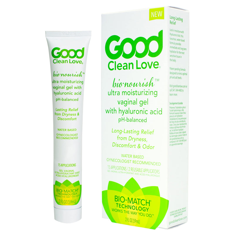 Good Clean Love BioNourish Ultra Moisturizing Vaginal Gel with Hyaluronic Acid, pH-Balanced & Water-Based, Long Lasting Relief from Dryness & Discomfort for Women, 2 Oz 2 Fl Oz (Pack of 1) - BeesActive Australia