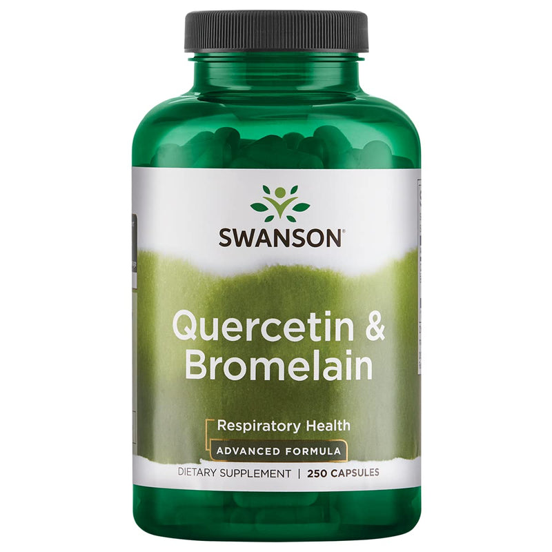 Swanson Quercetin & Bromelain- Supplement- Unique Natural Formula-(250 Capsules, 260/78mg Each) 1 - BeesActive Australia