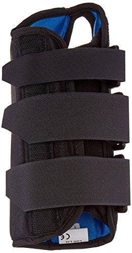 RolyanFit 8" Medium Wrist Brace, Left Handed, Ergonomic Stabilizer Splint for Wrist Injures, Carpal Tunnel, Tendonitis, Breathable Recovery Aid for Prolonged Wear and Use