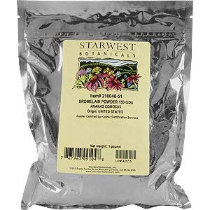 Bromelain Powder 150gdu - Ananas comosus, 1 lb,(Starwest Botanicals) - BeesActive Australia