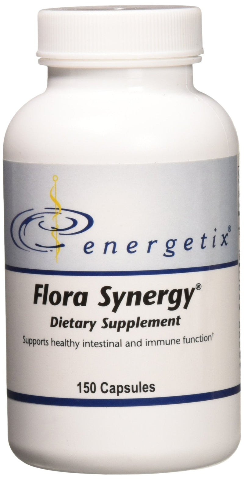 Flora Synergy - 150 Capsules by Energetix, White Flora Synergy - 150 Capsules by Energetix, White 150 Count (Pack of 1)