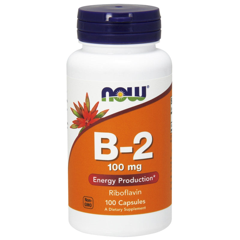 NOW Foods 2 Pack B-2, 100 mg, 100 Capsules