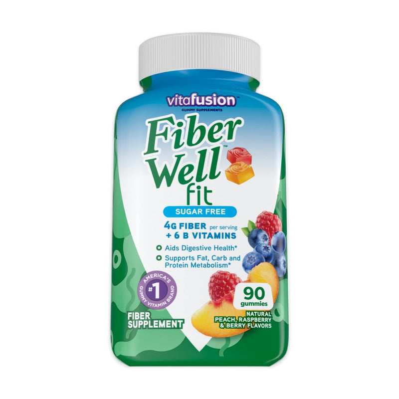 Vitafusion Fiber Well Fit Gummies Supplement, 90 Count (Packaging May Vary) - BeesActive Australia