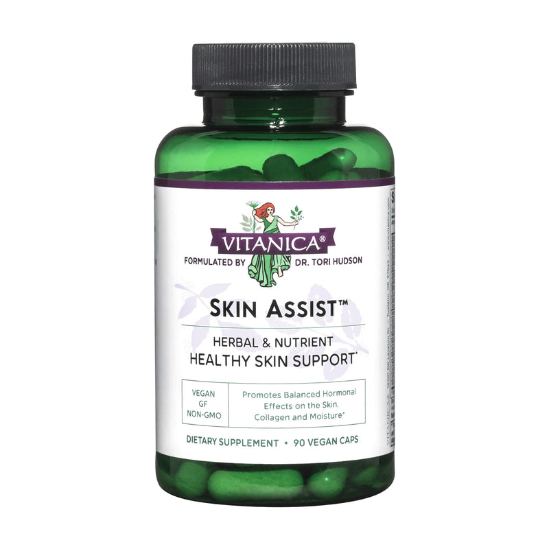 Vitanica Skin Assist, Skin Support, Vegan, 90 Capsules 90 Vegan Caps
