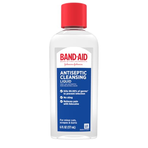 Band-Aid Hurt Free Antiseptic Wash, Assorted, 6 Fl Oz