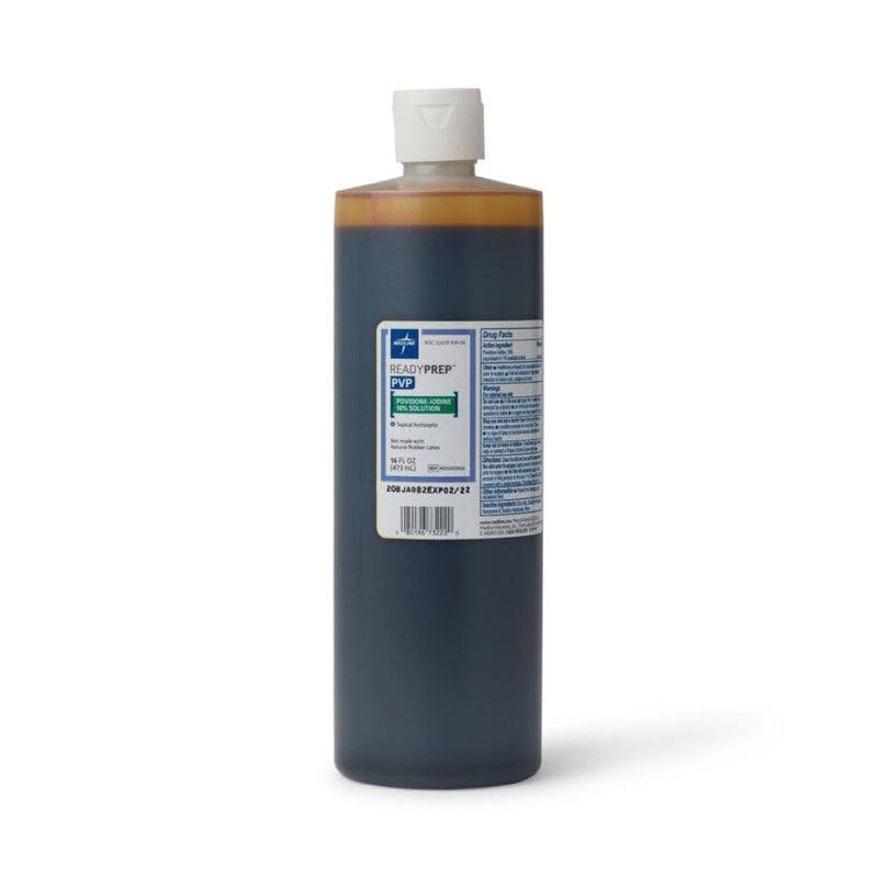 Medline Povidone Iodine Prep Solution, Pint ‚Äì 10% Povidone Iodine, 1% Available Iodine ‚Äì Surgical & First Aid Antiseptic - BeesActive Australia