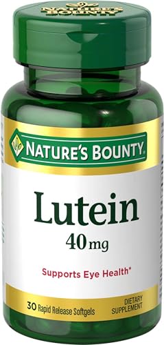 Nature's Bounty Lutein 40 mg, 30 Softgels 30 Count (Pack of 1)
