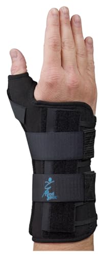 MedSpec Universal Ryno Lacer Wrist Brace Long - Left - Black